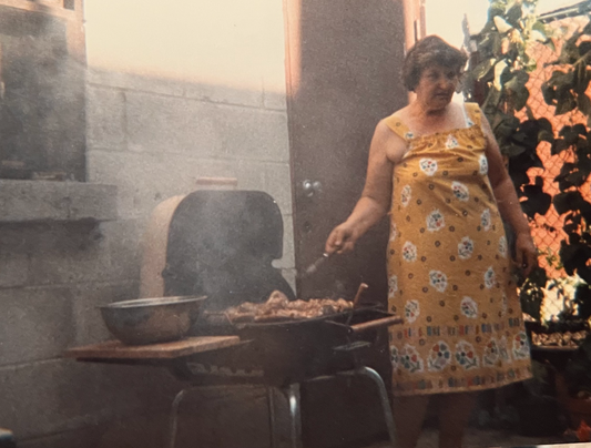 Only Balkan women knew how to man the grill, and the men had to listen.