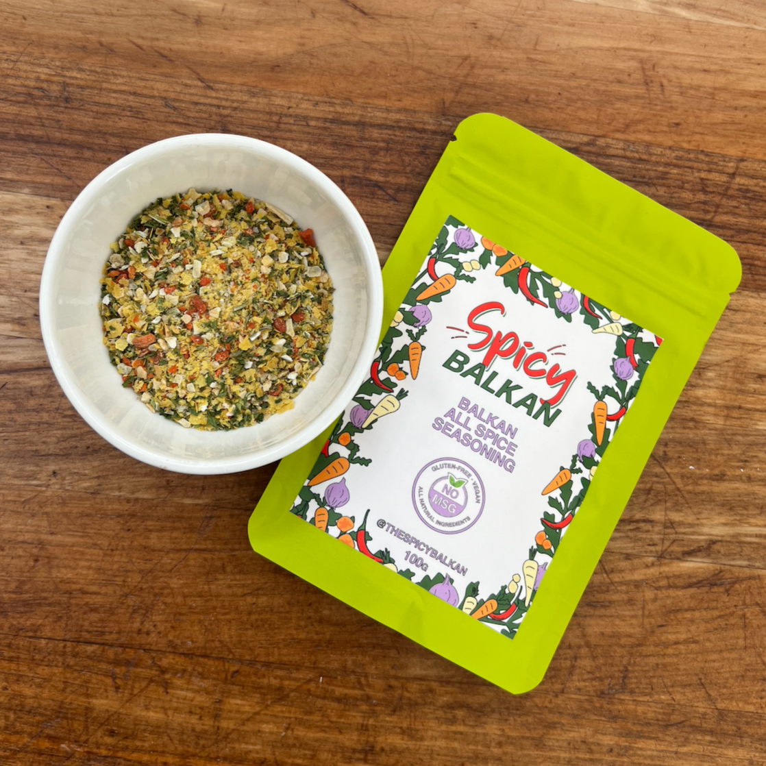 The Spicy Balkan Vegeta All-Purpose Seasoning – premium blend of herbs and spices for soups, stews, and meats.