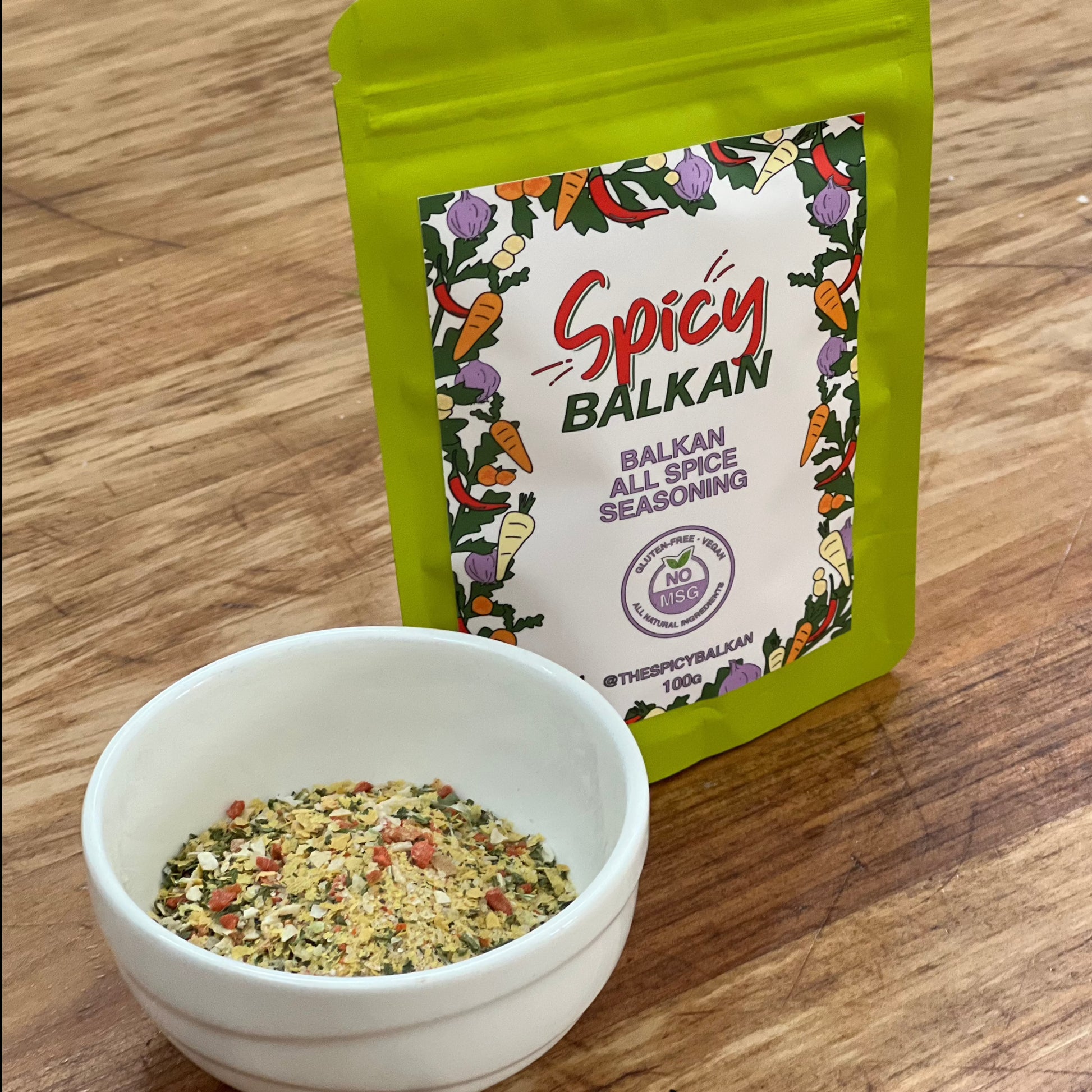 Zaćin Spicy Balkan Natural Seasoning – perfect for enhancing flavor in vegetables, soups, and sauces